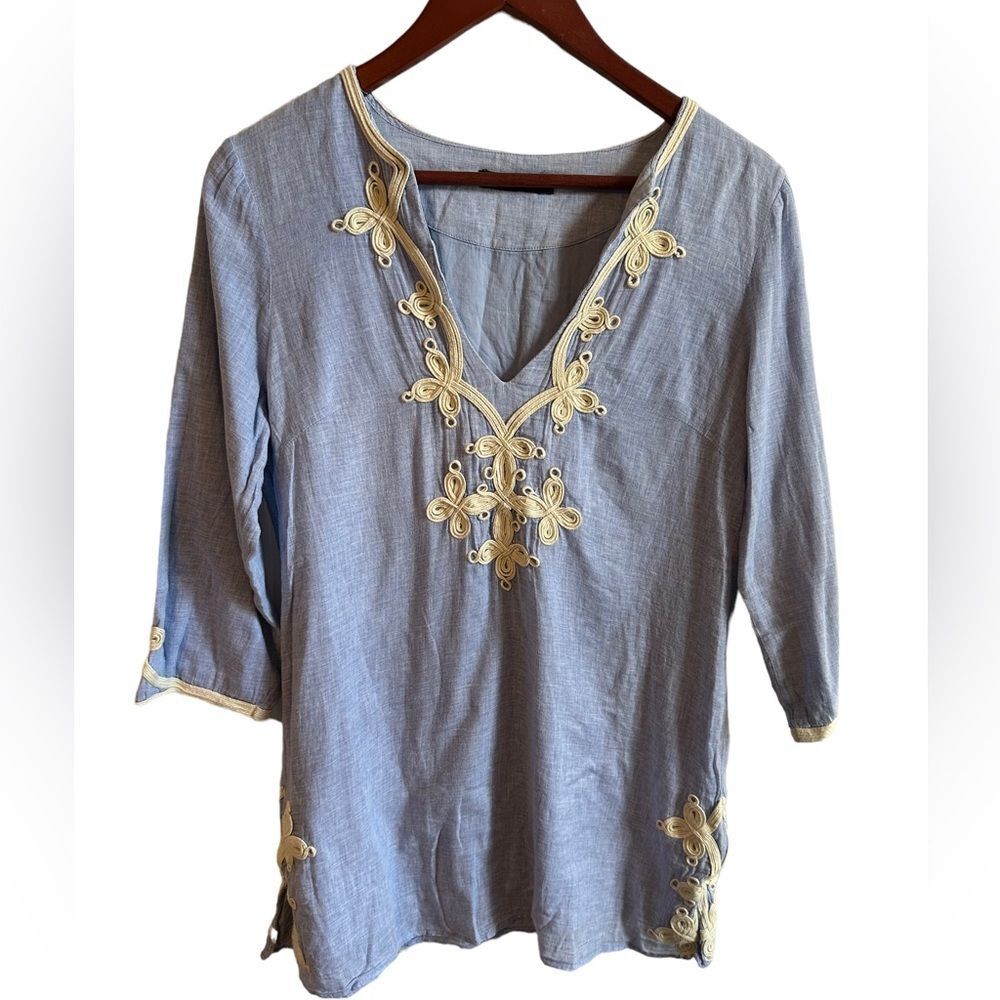 Theme Tunic light blue size M NWOT